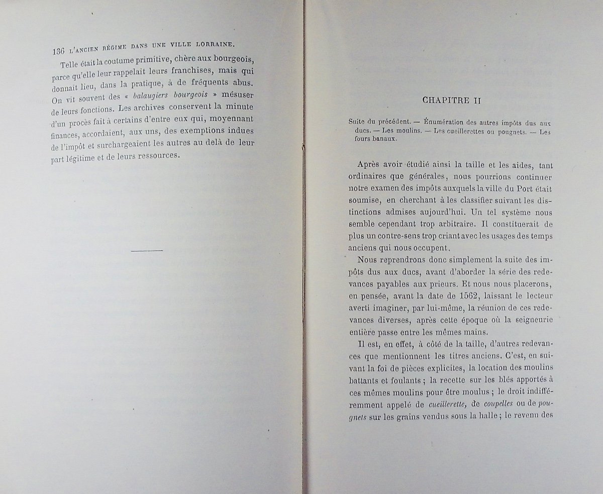 MUNIER-JOLAIN - L'ancien régime dans une bourgeoisie lorraine. Étude historique. 1885, broché.-photo-6