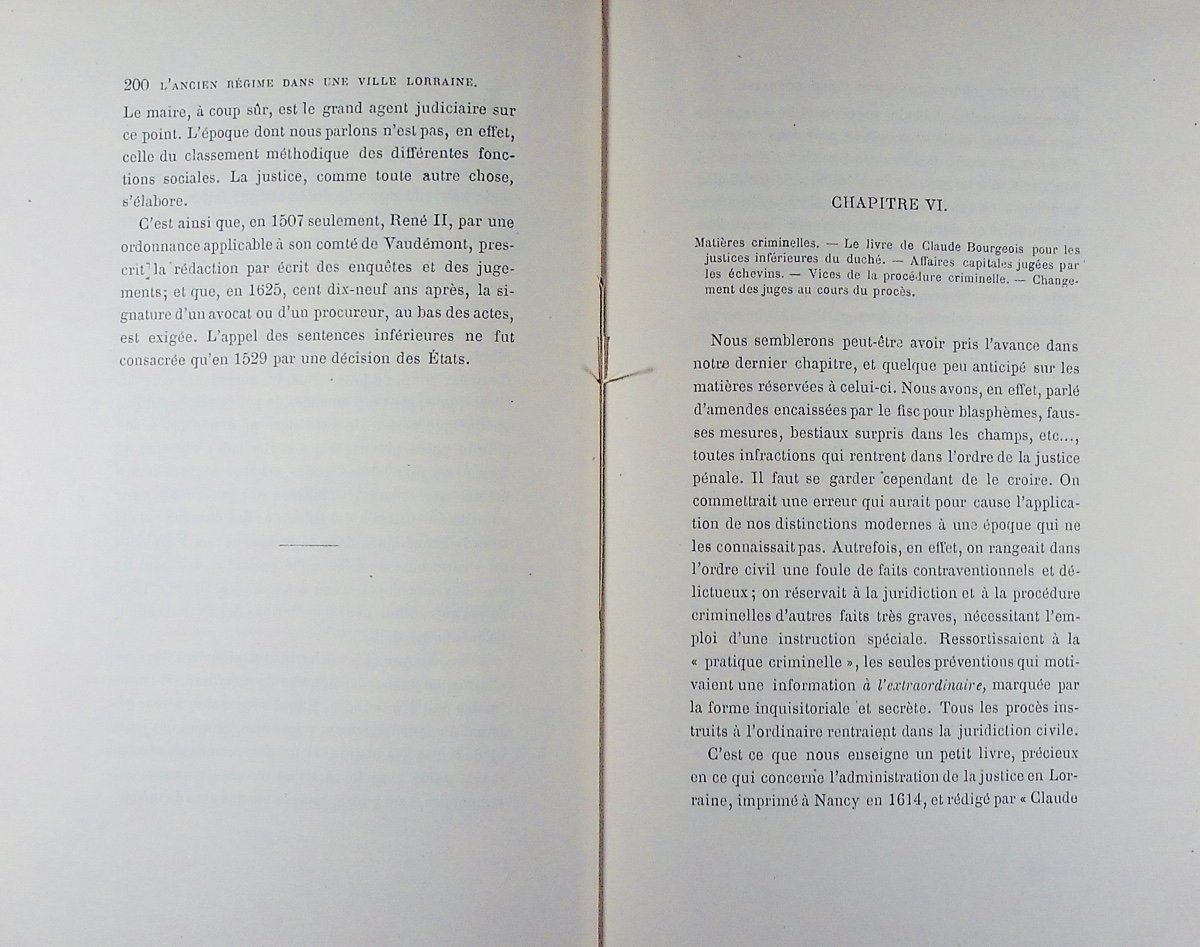 Munier-jolain - The Old Regime In A Lorraine Bourgeoisie. Historical Study. 1885, Paperback.-photo-8