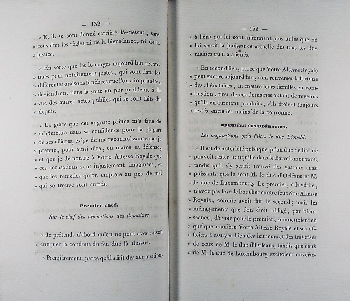 Noël - Memoirs To Serve The History Of Lorraine. Dard, 1838, Half-parchment Binding.-photo-4