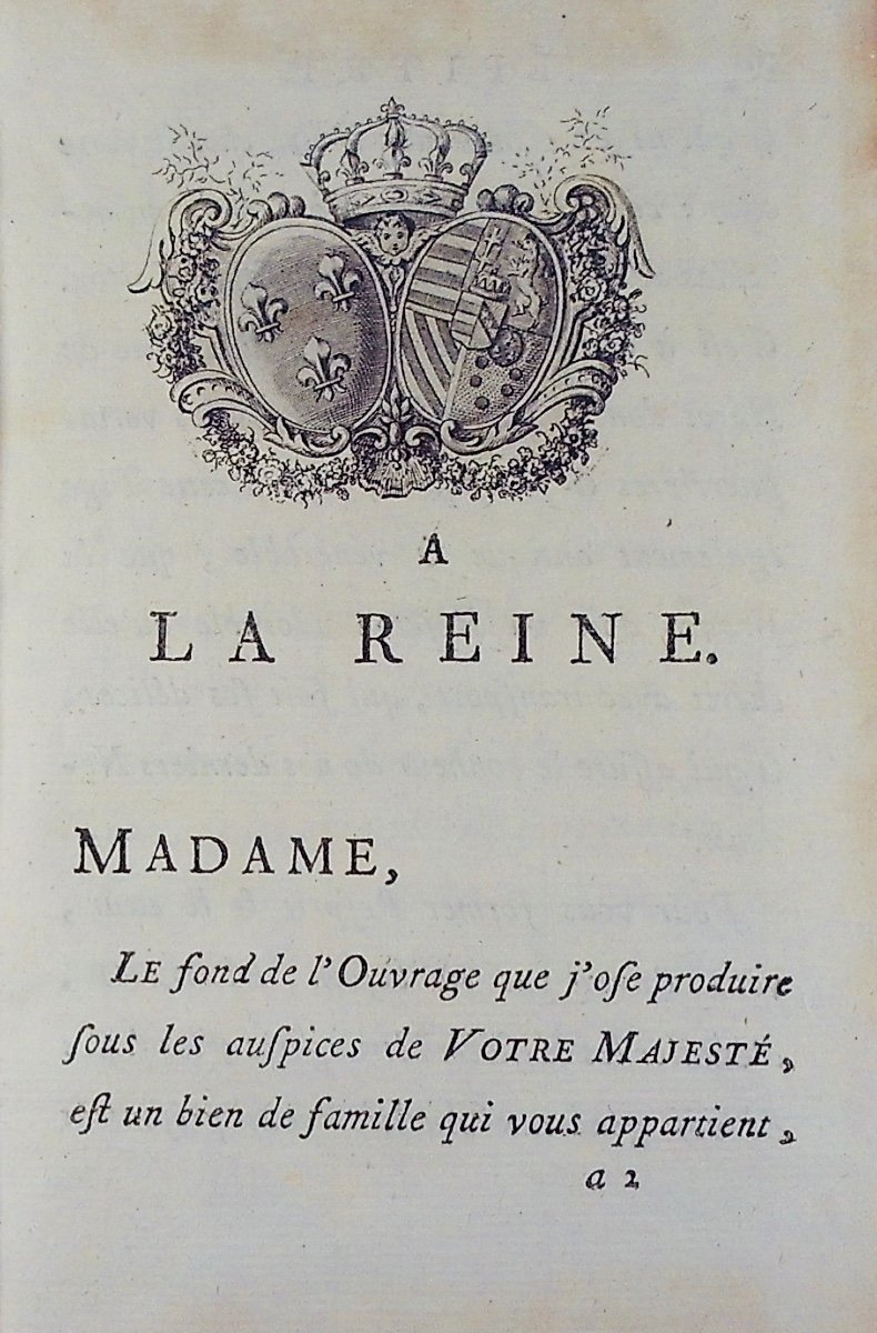 Henriquez - Chronological Summary Of The History Of Lorraine. Moutard, 1775, Contemporary Binding, 2 Vols.-photo-2