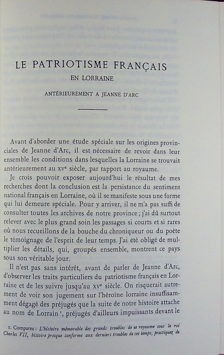 PANGE (Maurice Cte de) - Les lorrains et la France au moyen-âge. Jeanne Lafitte, 1981.-photo-2