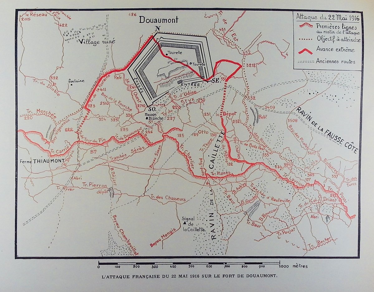 PÉRICARD (Jacques) - Verdun 1914 - 1918. Librairie de France, 1934, cartonnage d'éditeur.-photo-1