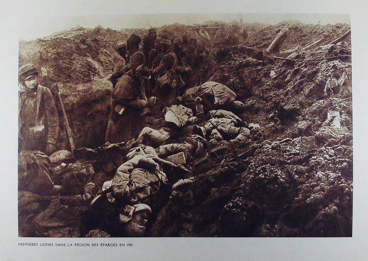 PÉRICARD (Jacques) - Verdun 1914 - 1918. Librairie de France, 1934, cartonnage d'éditeur.-photo-8