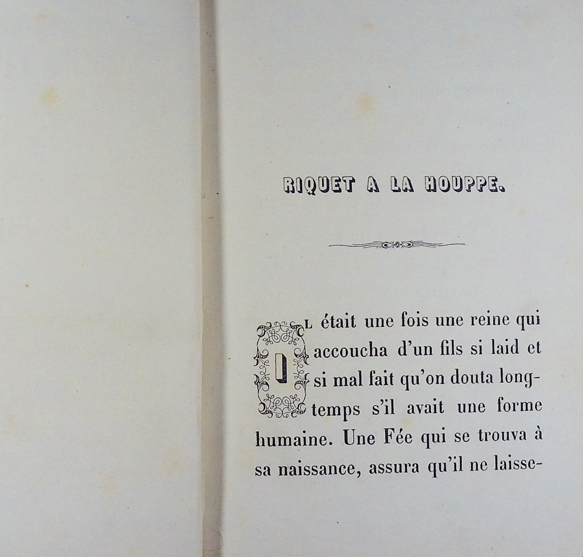 PERRAULT (Claude) - Riquet à la houppe. Le chat botté. Contes illustrés. Haguenthal, vers 1830.-photo-1