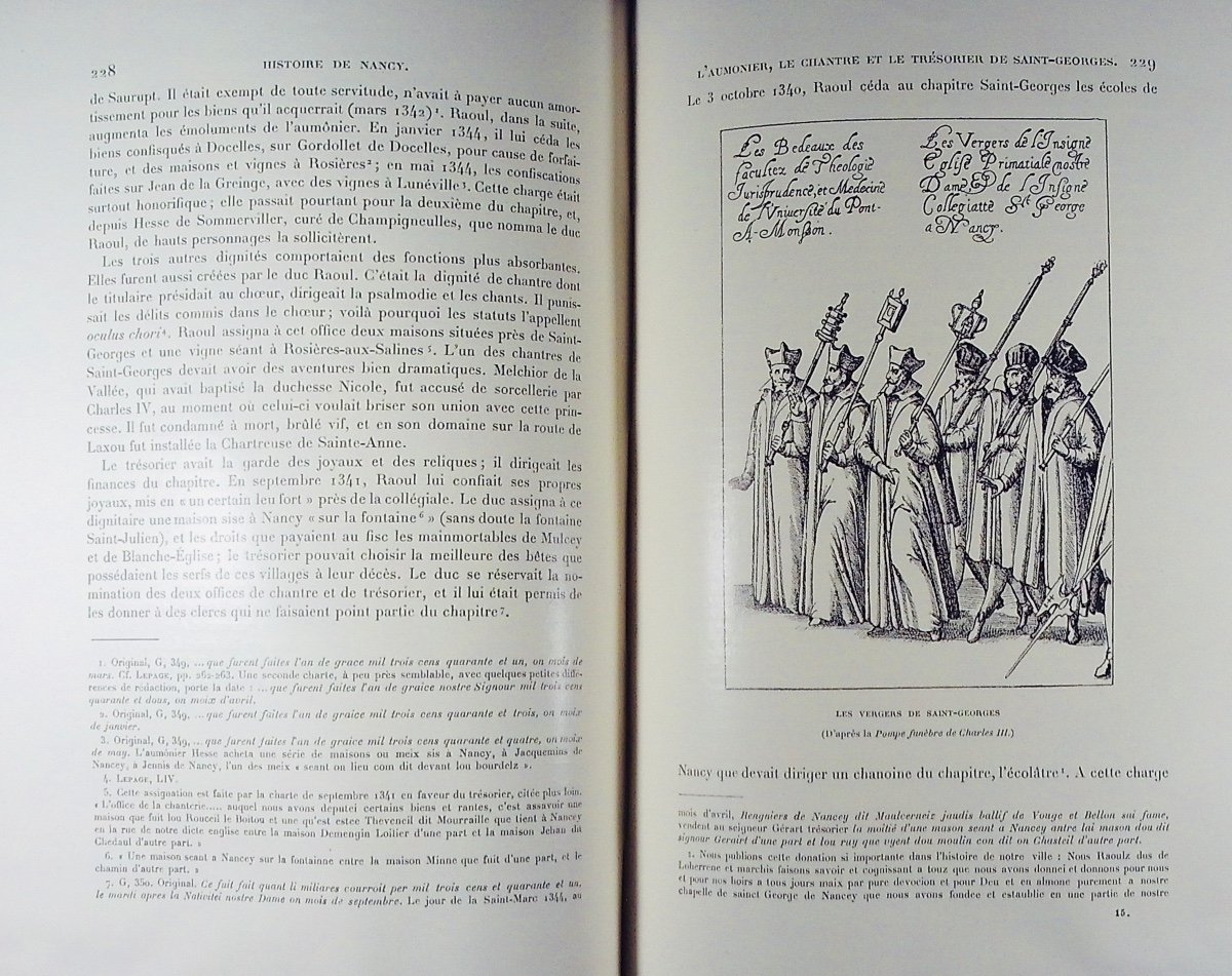 PFISTER - Histoire de Nancy. Berger-Levrault & Cie Libraires-Editeurs, 1902, exemplaire n°4/15.-photo-3