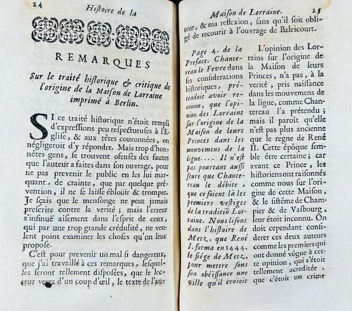 Picart (benoit) - Supplement To The History Of The House Of Lorraine. Toul, Chez Rolin, 1712.-photo-2