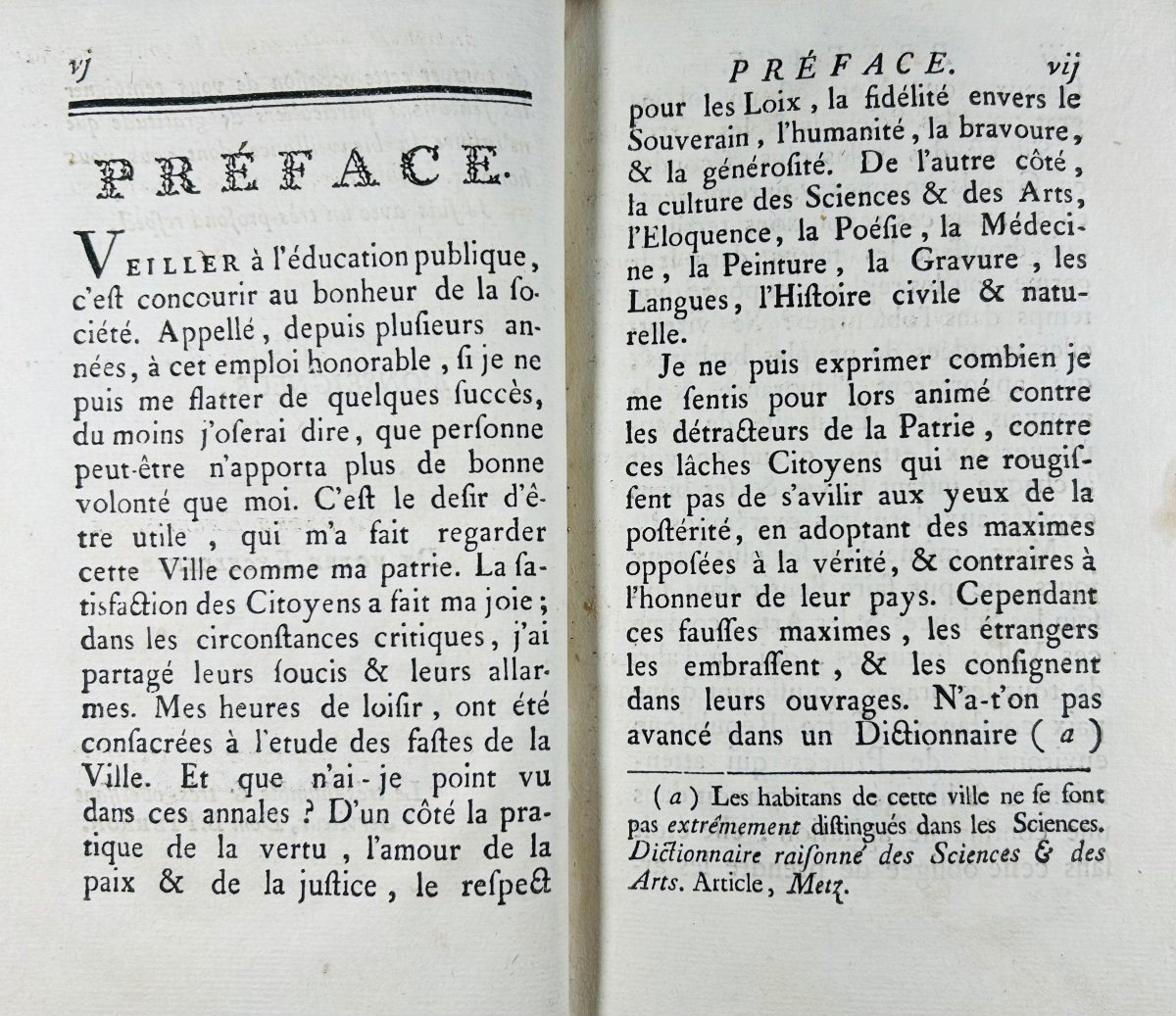 PIERRON (Bernardin) - Le temple des messins, poème. Metz, Collignon, 1779, reliure d'époque.-photo-3