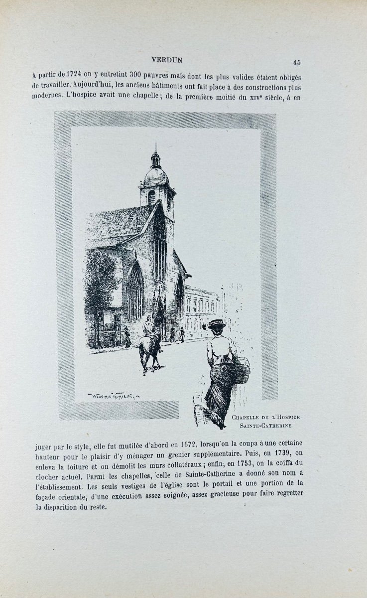 PIONNIER (Edmond) - Verdun à la veille de la guerre. Verdun, H. Frémont et fils, 1917, broché.-photo-6