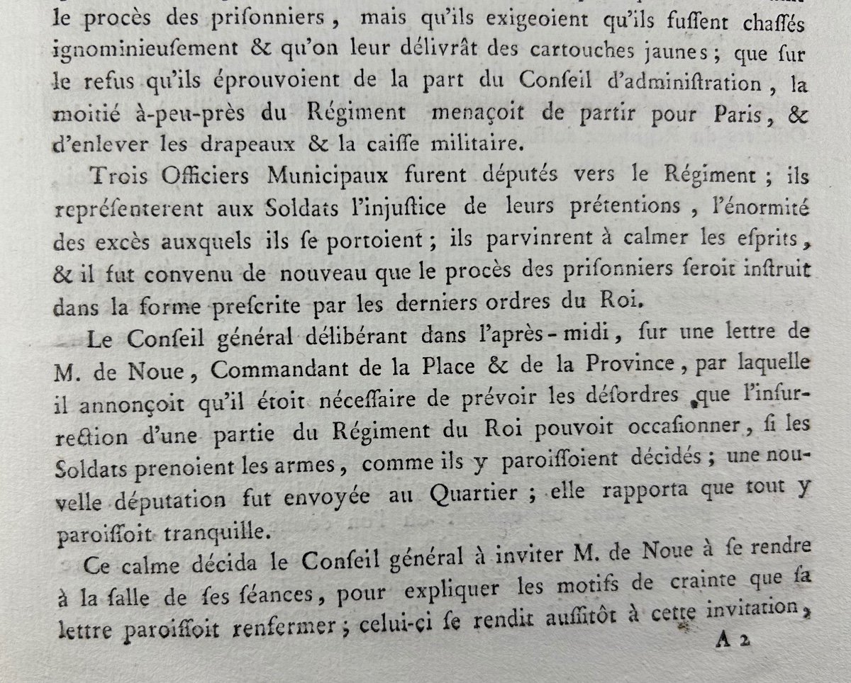 Poirson - Summary Of The Main Events That Occurred In Nancy Since July 20, 1790. -photo-3