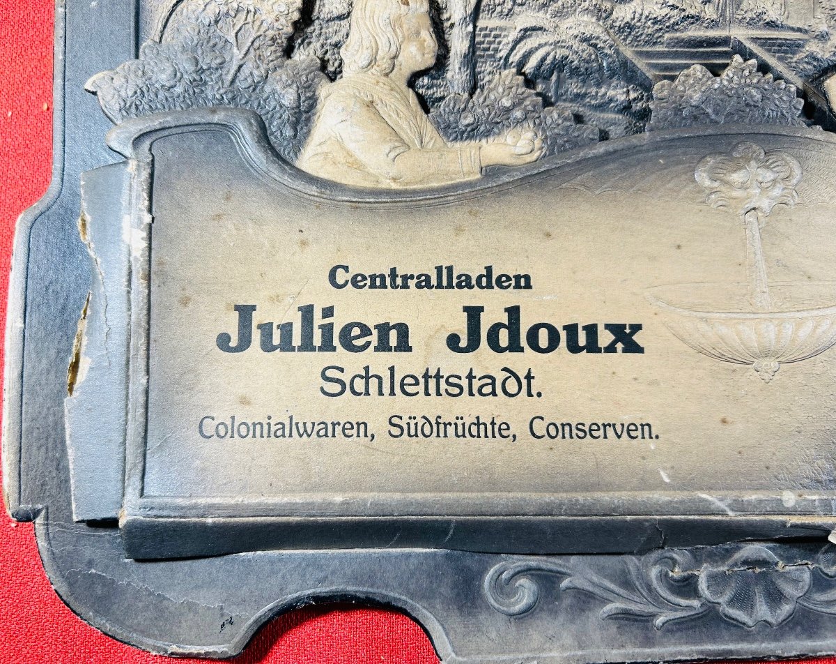 [advertising Document Holder] - Idoux - Central Charging Julien Idoux Schlettstadt. Circa 1890.-photo-1