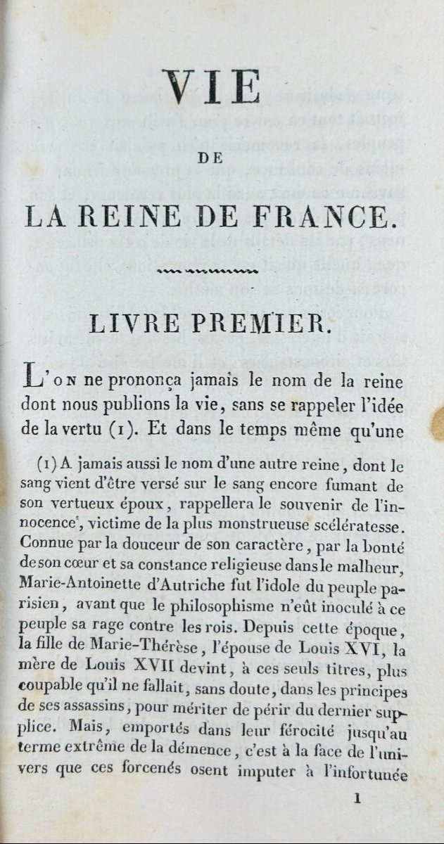 Proyart (l'abbé) - Life Of The Queen Of France Marie Lecksinska, Princess Of Poland. 1826.-photo-2