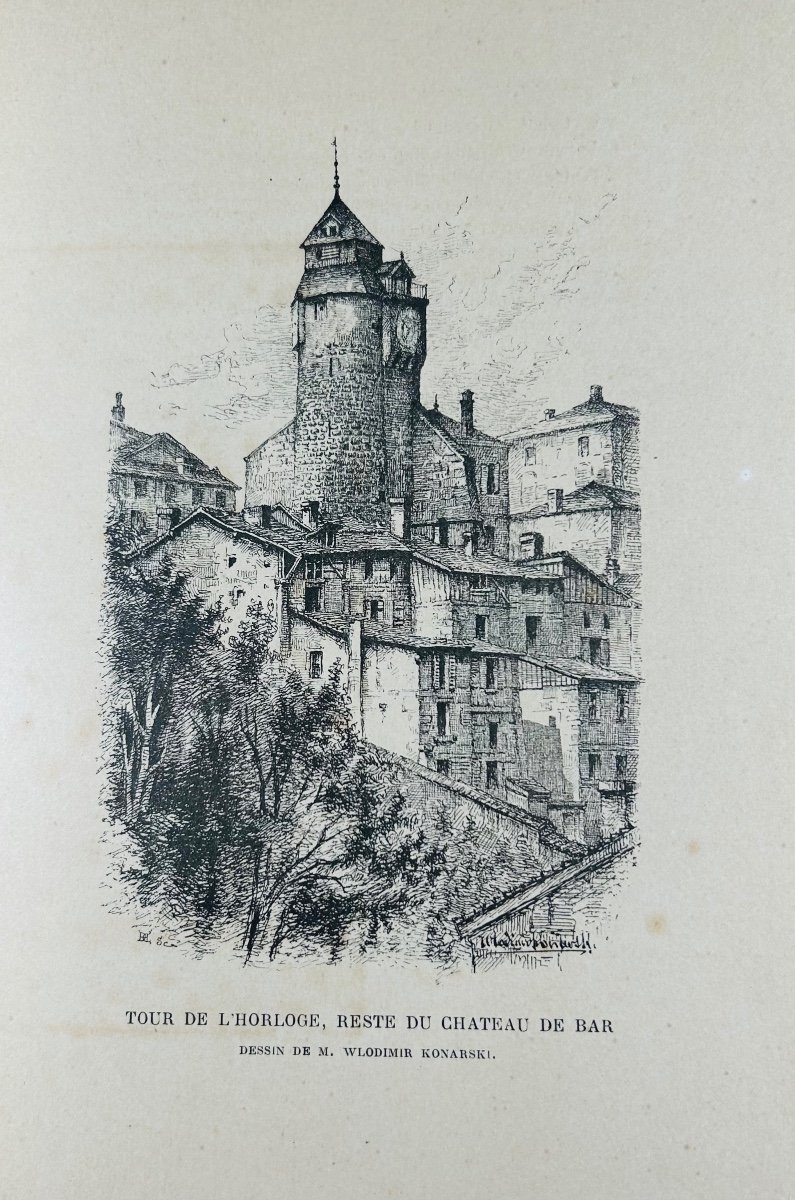 Renard (gabriel) - The Castle Of Bar In The Past And Today. Contant-laguerre, 1896, Paperback.-photo-3