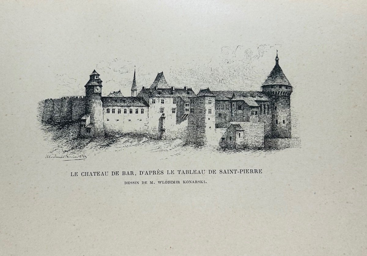 Renard (gabriel) - The Castle Of Bar In The Past And Today. Contant-laguerre, 1896, Paperback.-photo-5