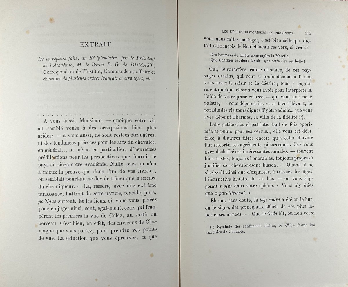 RENAULD (Jules) - Nancy en 1790, étude historique. Lucien Wiener, Husson-Lemoine. 1876, broché.-photo-8