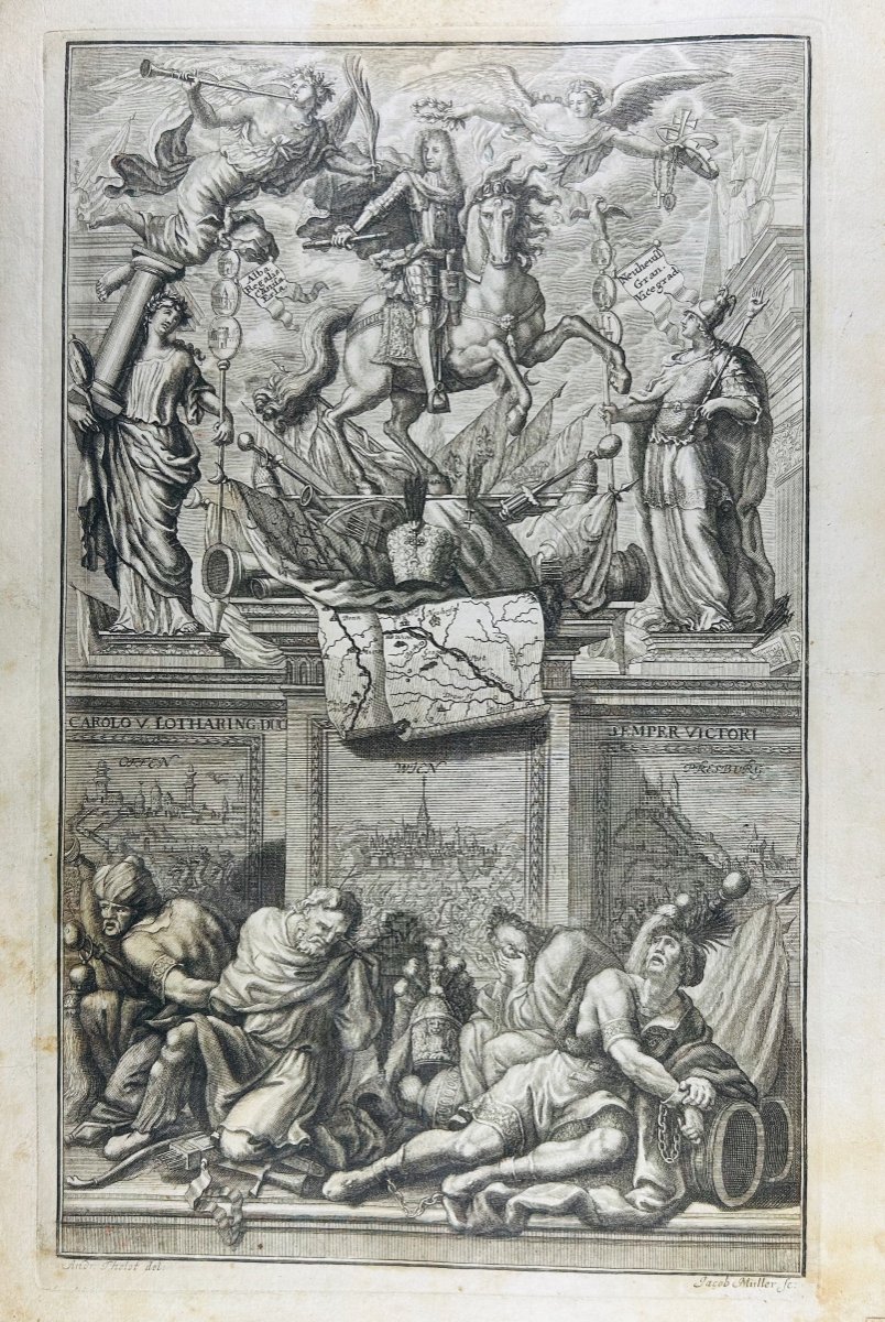 Abrégé Historique Et Iconographique De La Vie De Charles V Duc De Lorraine. 1701, 28 Planches.-photo-3