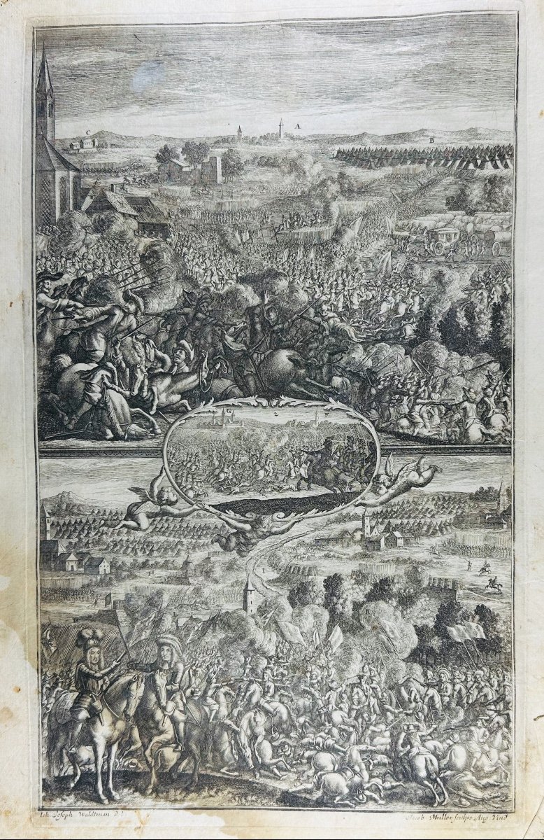 Abrégé Historique Et Iconographique De La Vie De Charles V Duc De Lorraine. 1701, 28 Planches.-photo-2