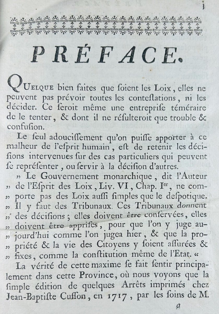 ROGEVILLE - Jurisprudence des tribunaux de Lorraine. Lamort, 1785, en reliure d'époque.-photo-2