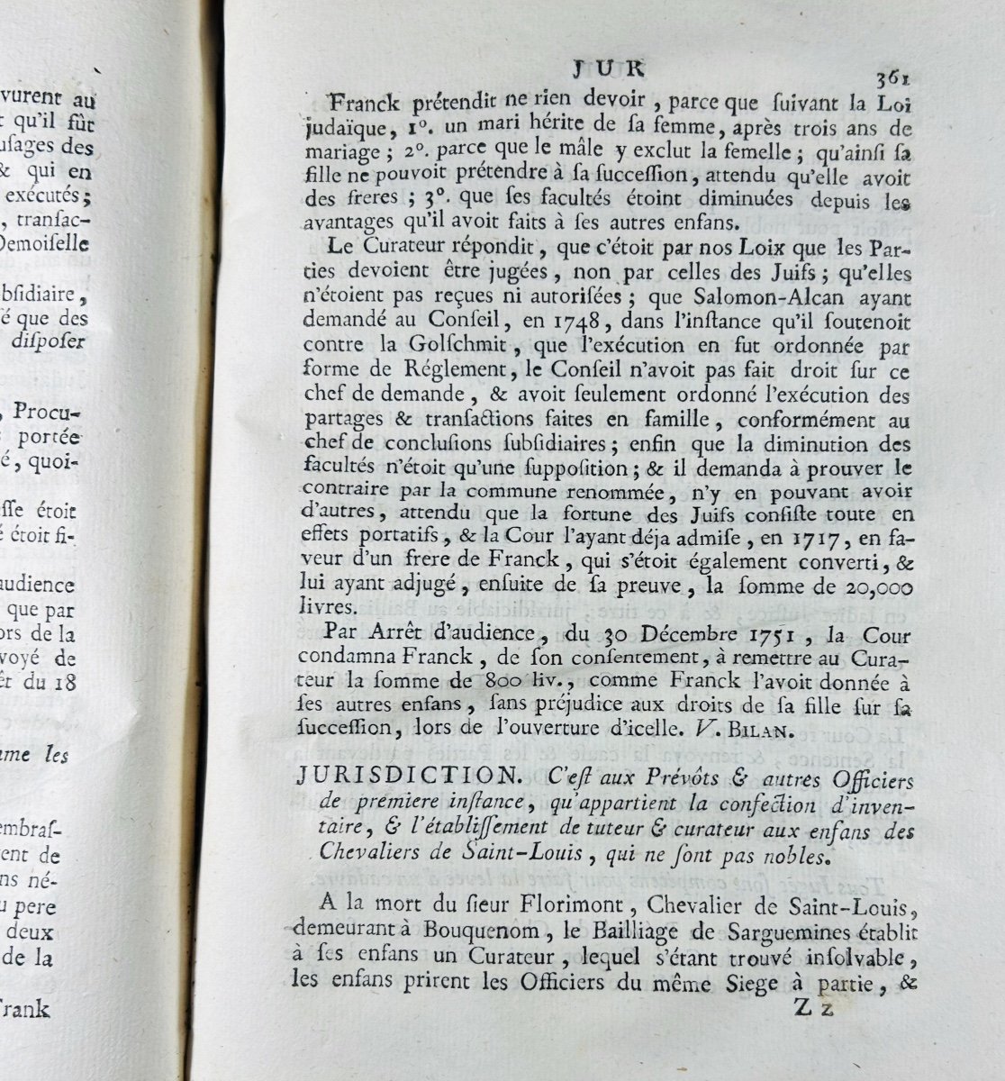 ROGEVILLE - Jurisprudence des tribunaux de Lorraine. Lamort, 1785, en reliure d'époque.-photo-2