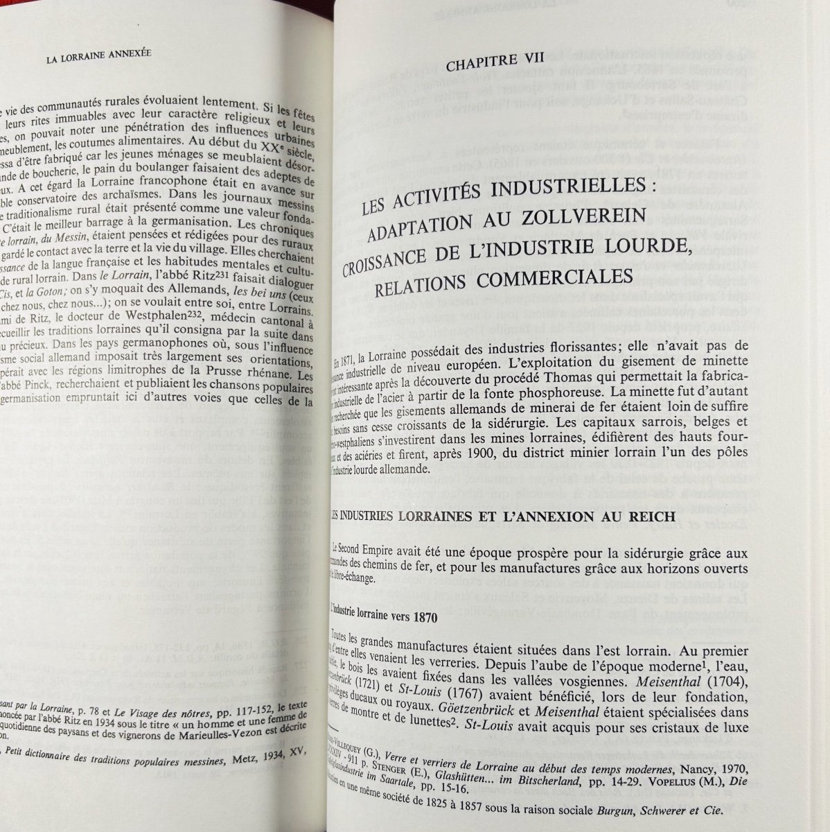 Roth (francois) - Lorraine Annexed. (1870-1918). Nancy, Annales De l'Est, 1976, Paperback.-photo-5