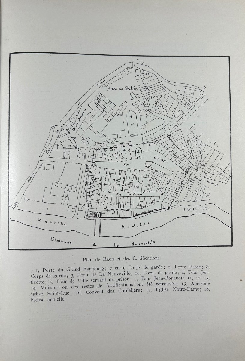 Sadoul - A Small Town In The Vosges; Raon-l'étape From Its Origins To 1918. 1934, Bound.-photo-3