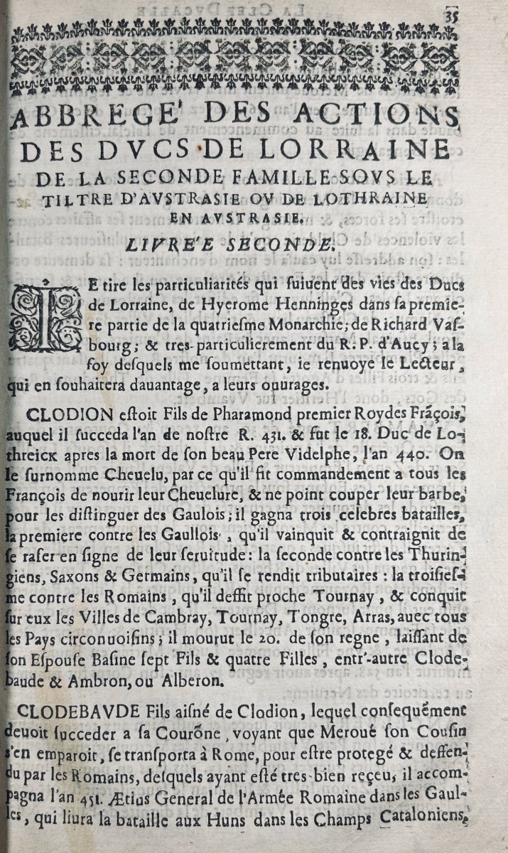 SALEUR - La clef ducalle de la sérénissime, très auguste et souveraine maison de Lorraine. 1663-photo-5