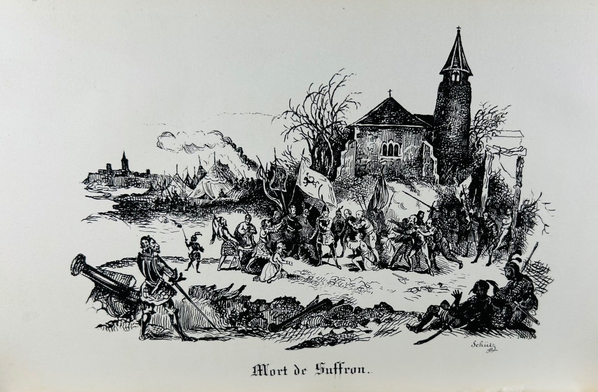 SCHUTZ (Ferdinand) - La Nancéide ou guerre de Nancy poème latin de Pierre de Blarru. 1840.-photo-2