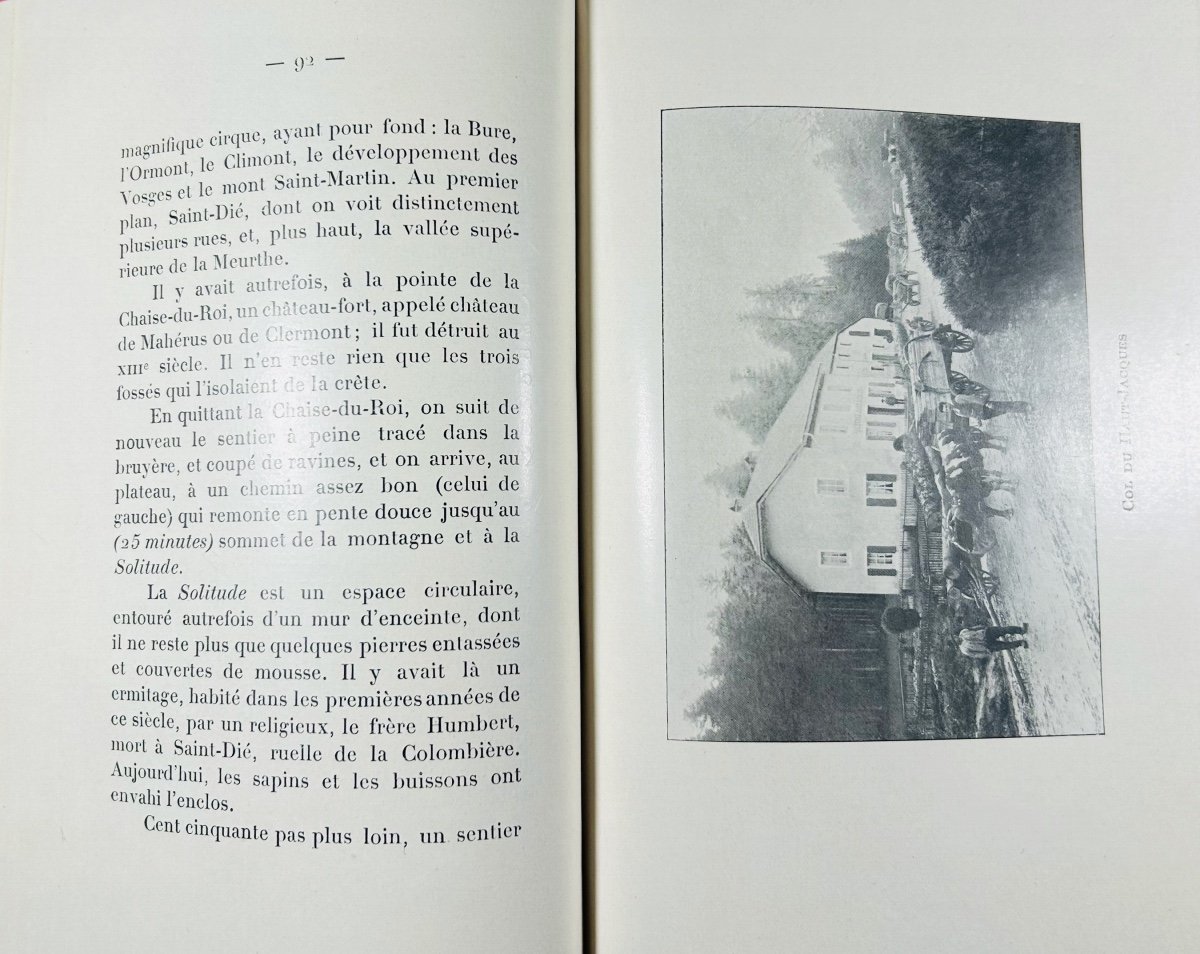 STEGMULLER - Saint-Dié et ses environs. Guide du touriste dans les Vosges et l'Alsace. 1896.-photo-4