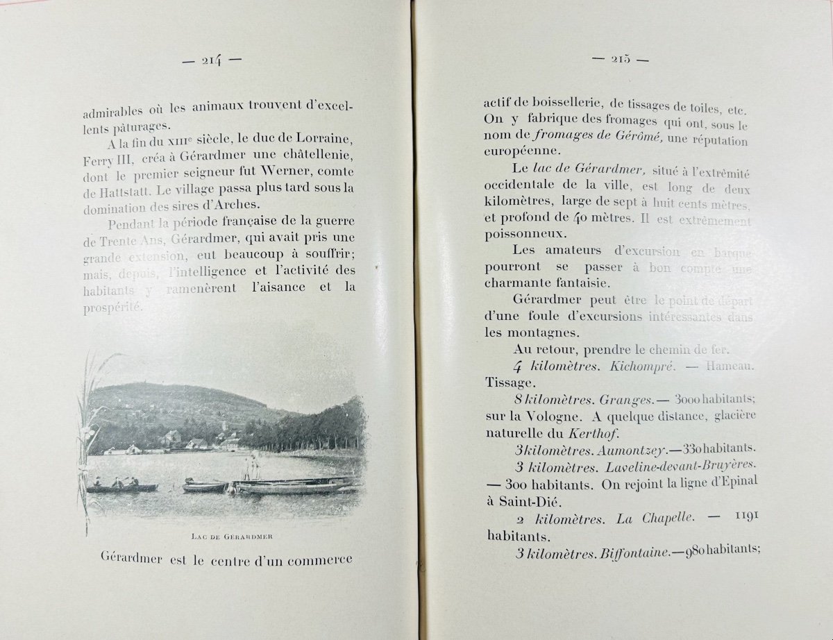 STEGMULLER - Saint-Dié et ses environs. Guide du touriste dans les Vosges et l'Alsace. 1896.-photo-2