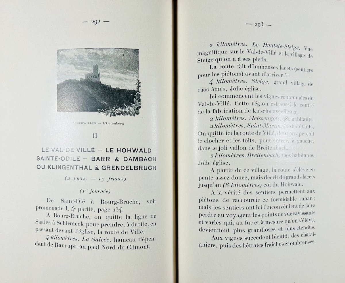 STEGMULLER - Saint-Dié et ses environs. Guide du touriste dans les Vosges et l'Alsace. 1896.-photo-4