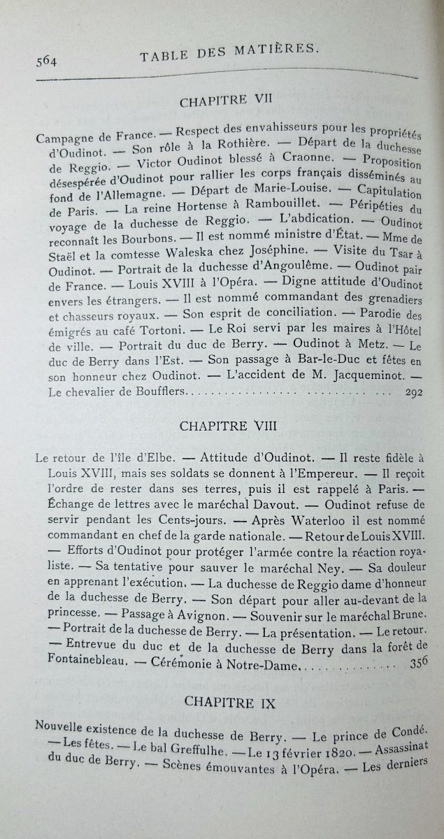 STIEGLER (Gaston) - Le Maréchal Oudinot duc de Reggio. Plon, 1894, reliure de l'époque.-photo-2