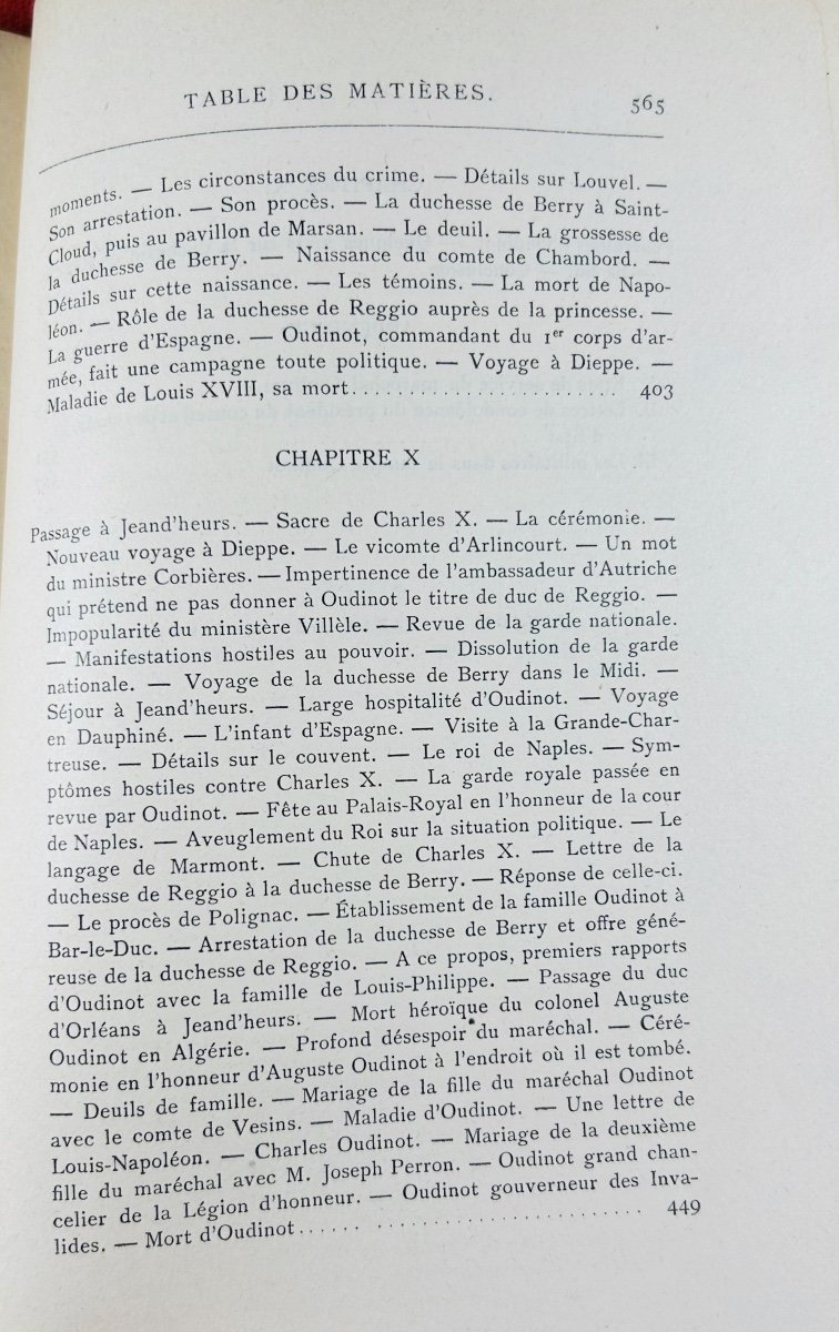 STIEGLER (Gaston) - Le Maréchal Oudinot duc de Reggio. Plon, 1894, reliure de l'époque.-photo-3