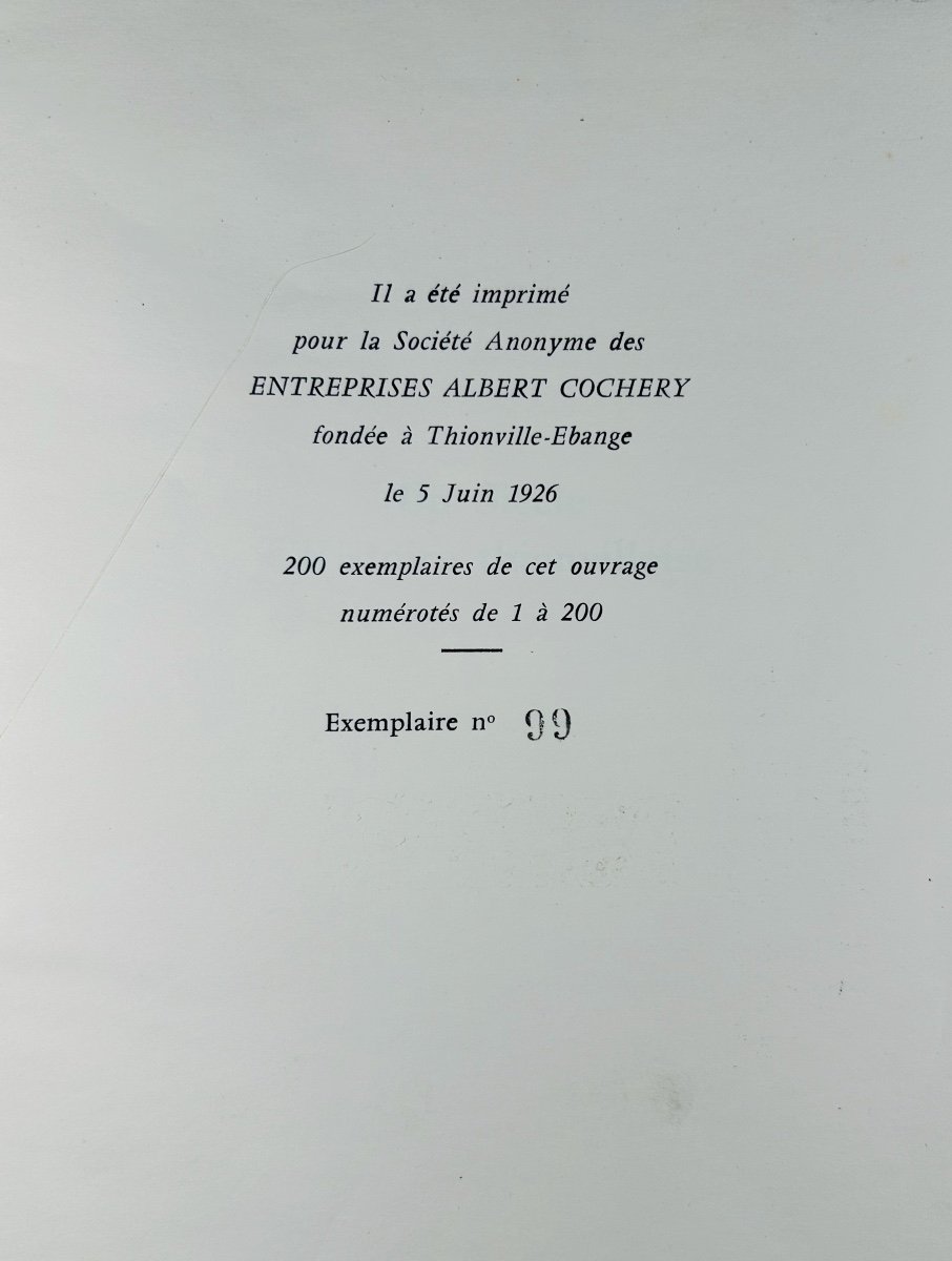 STILLER (Gabriel) - Un siècle d'histoire thionvilloise 1559-1659. Le Lorrain, 1959, broché.-photo-2