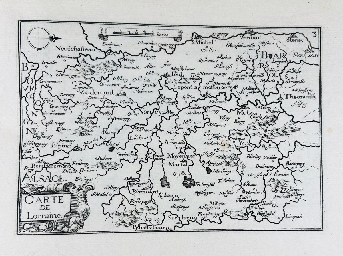 Tassin - Plans And Profiles Of The Main Cities Of The Duchy Of Lorraine. 1638, 27 Plates.-photo-2