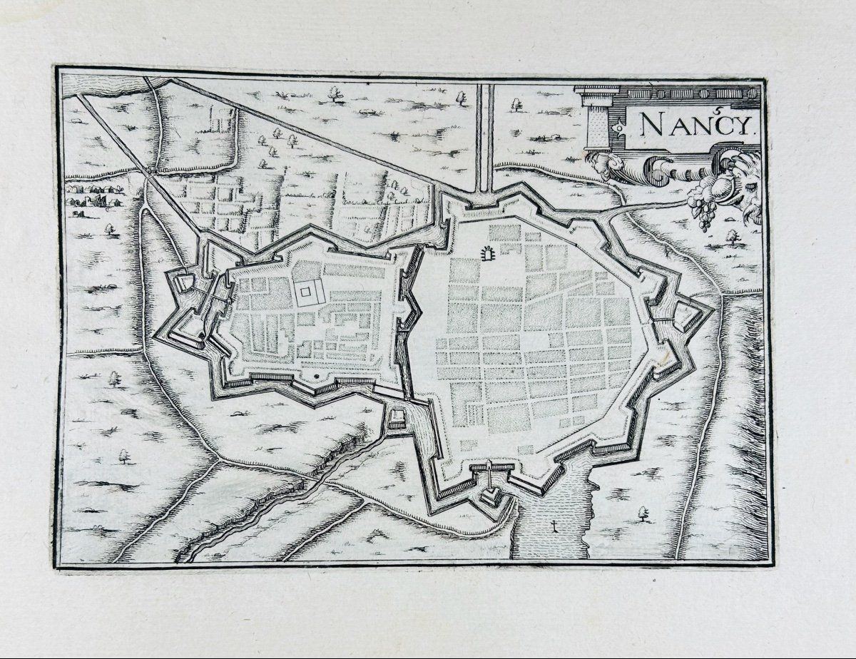 Tassin - Plans And Profiles Of The Main Cities Of The Duchy Of Lorraine. 1638, 27 Plates.-photo-1