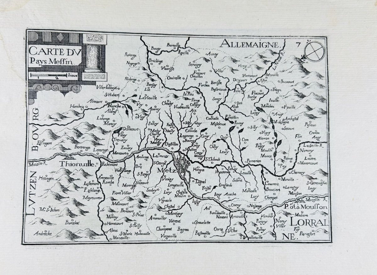 Tassin - Plans And Profiles Of The Main Cities Of The Duchy Of Lorraine. 1638, 27 Plates.-photo-2