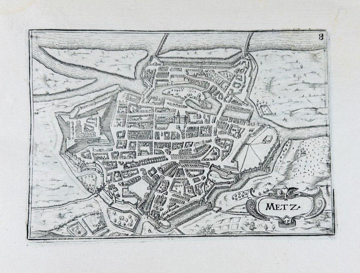 Tassin - Plans And Profiles Of The Main Cities Of The Duchy Of Lorraine. 1638, 27 Plates.-photo-3