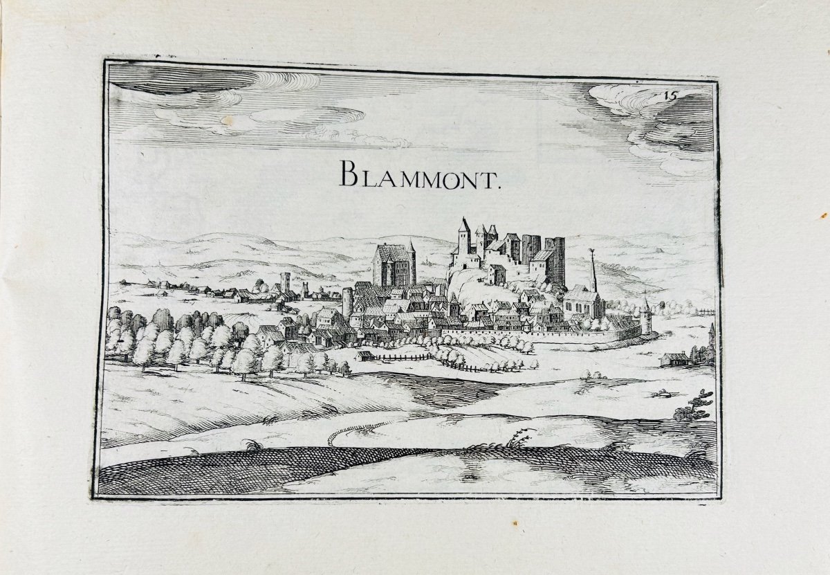 Tassin - Plans And Profiles Of The Main Cities Of The Duchy Of Lorraine. 1638, 27 Plates.-photo-7