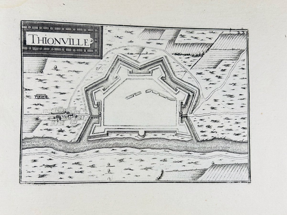 Tassin - Plans And Profiles Of The Main Cities Of The Duchy Of Lorraine. 1638, 27 Plates.-photo-8