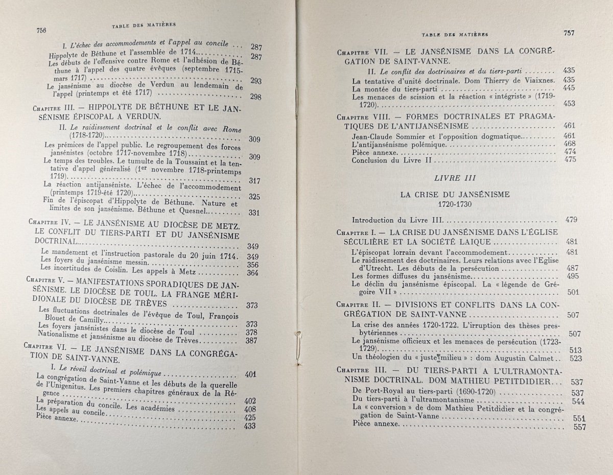 TAVENEAUX (René) - Le jansénisme en Lorraine 1640-1789. Vrin, 1960. Broché, Envoi de l'auteur.-photo-7