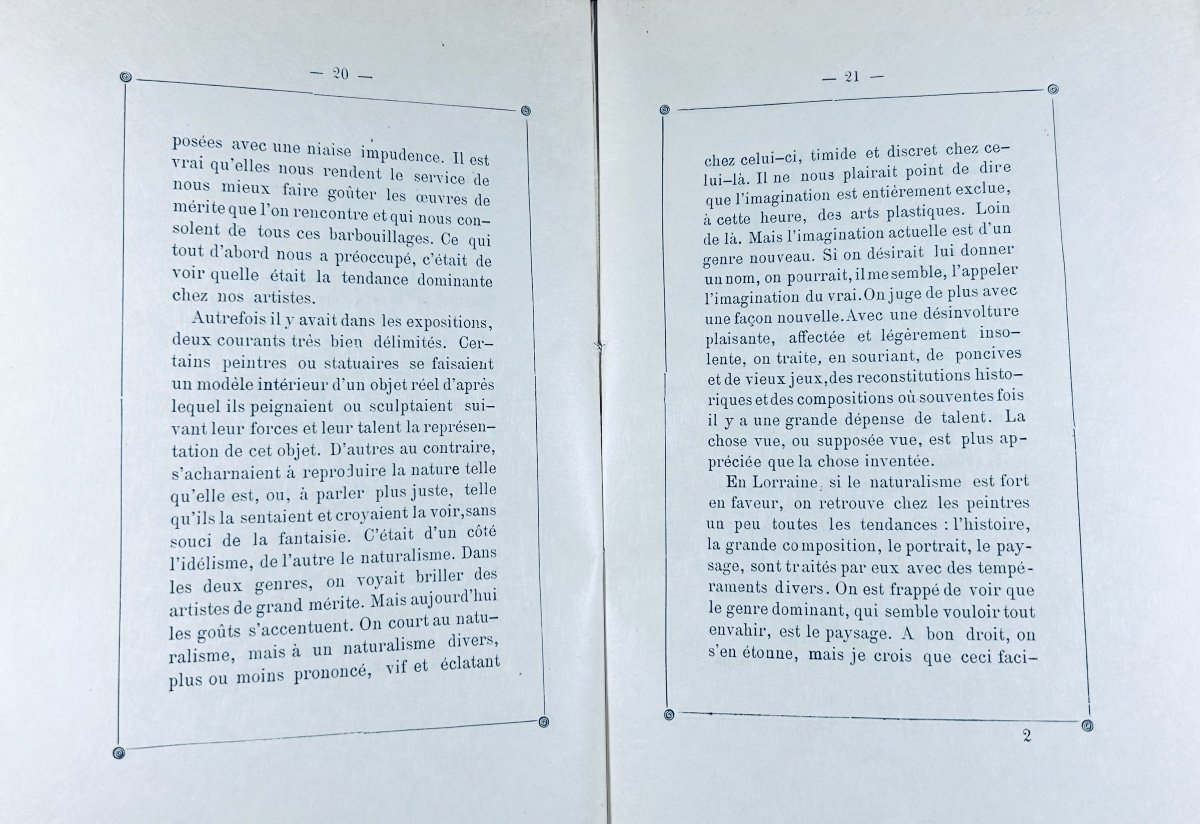 Teichmann (henri) - Nancy-salon 1888. Printed By G. Crépin-leblond, 1888, Paperback.-photo-3