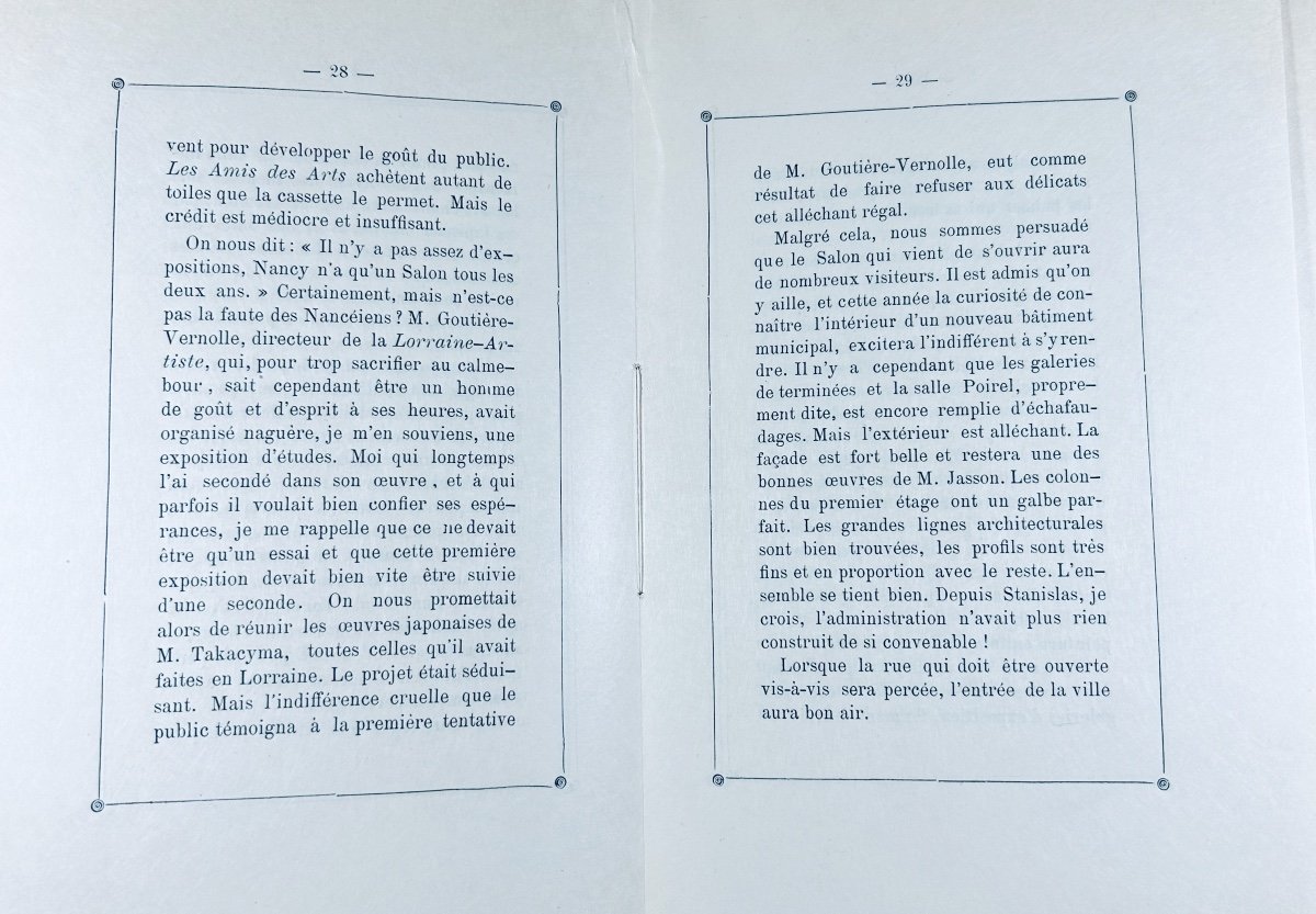 Teichmann (henri) - Nancy-salon 1888. Printed By G. Crépin-leblond, 1888, Paperback.-photo-4