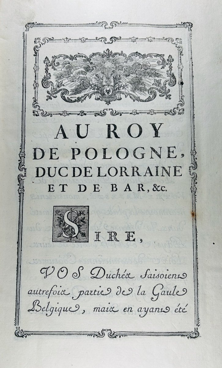 THIBAULT (François Timothée) - Histoire des loix et usages de la Lorraine et du Barrois. 1763.-photo-2