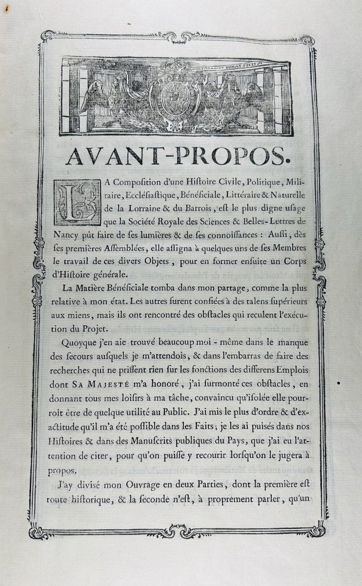 THIBAULT (François Timothée) - Histoire des loix et usages de la Lorraine et du Barrois. 1763.-photo-3