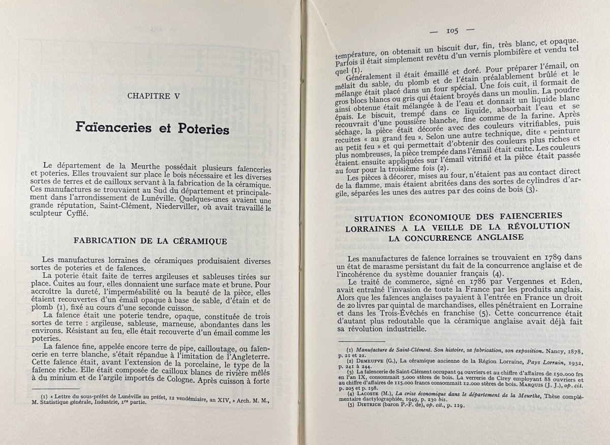 Thiry (jean-loup) - The Department Of Meurthe Under The Consulate. 1958, Paperback.-photo-7