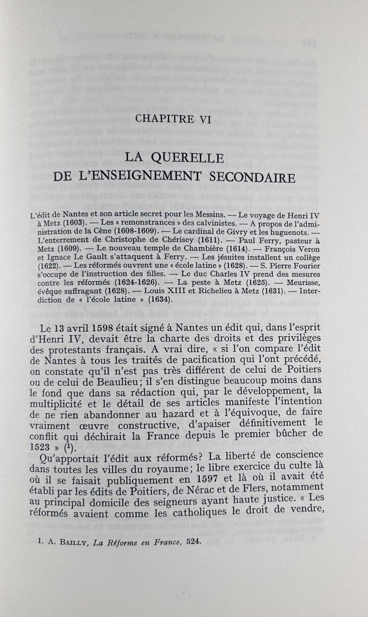 Tribout De Morembert - The Reformation In Metz. Lutheranism And Calvinism. 1969, 2 Paperback Volumes.-photo-6