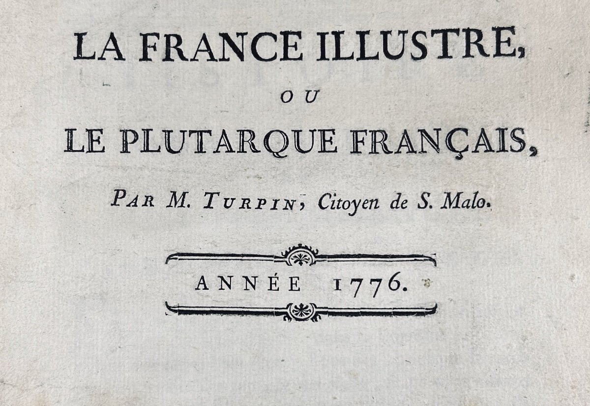 Turpin - History Or Historical Eulogy Of Philippe-emmanuel Count Of Ligniville. 1776, Paperback.