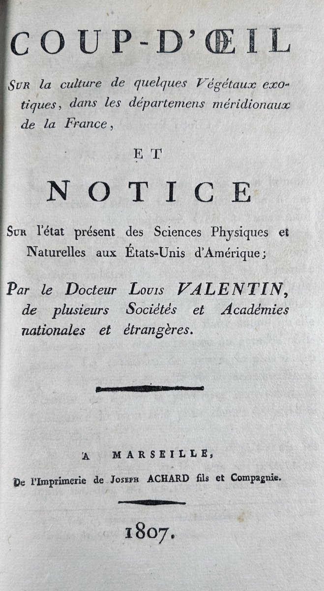 Valentin (louis) - Results Of The Inoculation Of The Vaccine In Lorraine. 1802, Period Binding-photo-3