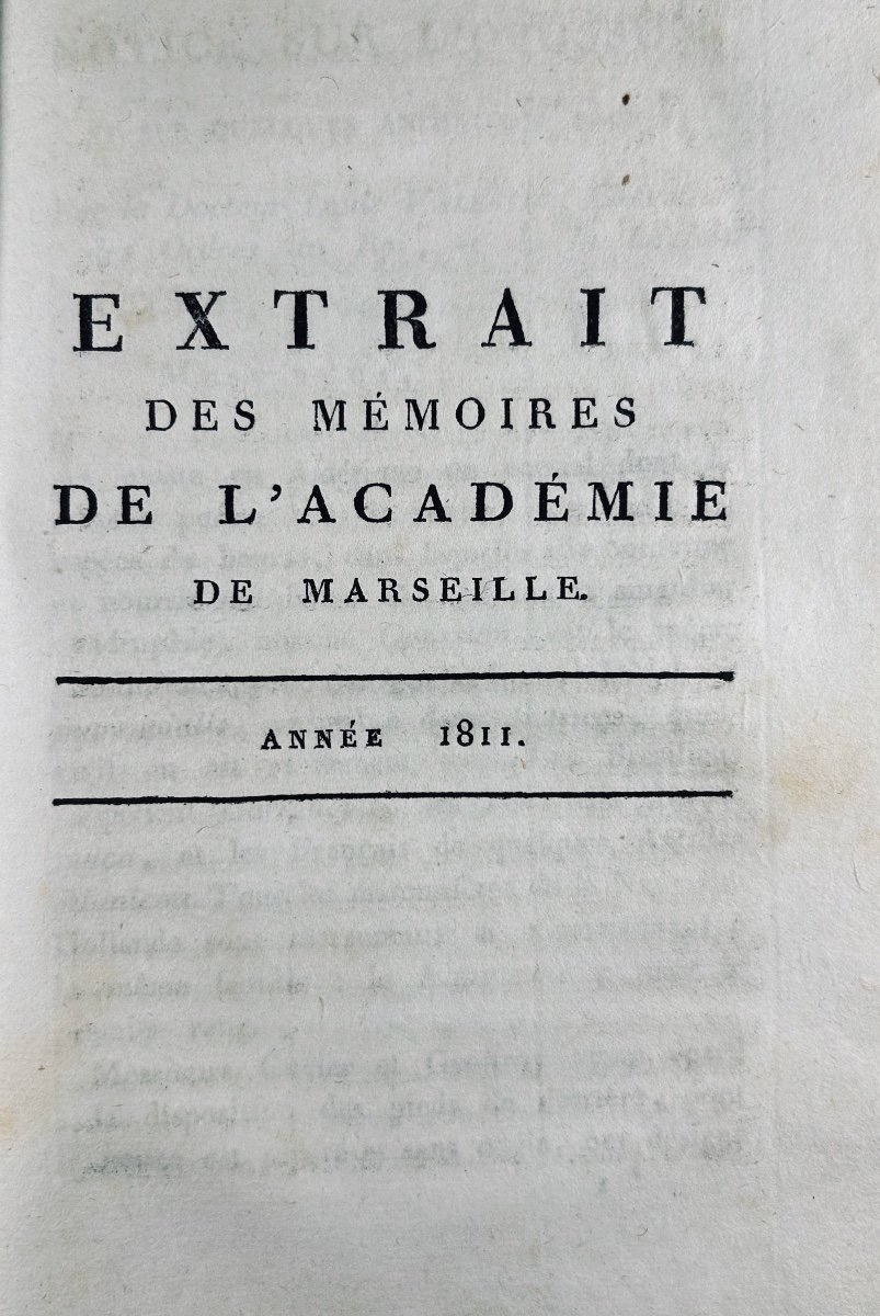 Valentin (louis) - Results Of The Inoculation Of The Vaccine In Lorraine. 1802, Period Binding-photo-4