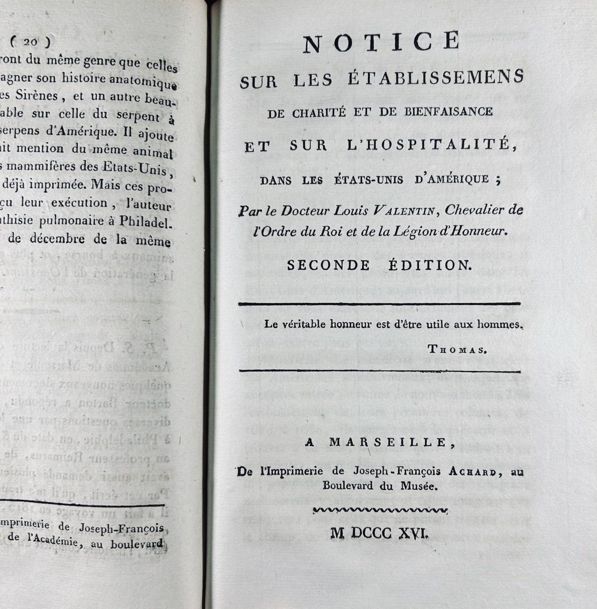 Valentin (louis) - Results Of The Inoculation Of The Vaccine In Lorraine. 1802, Period Binding-photo-2