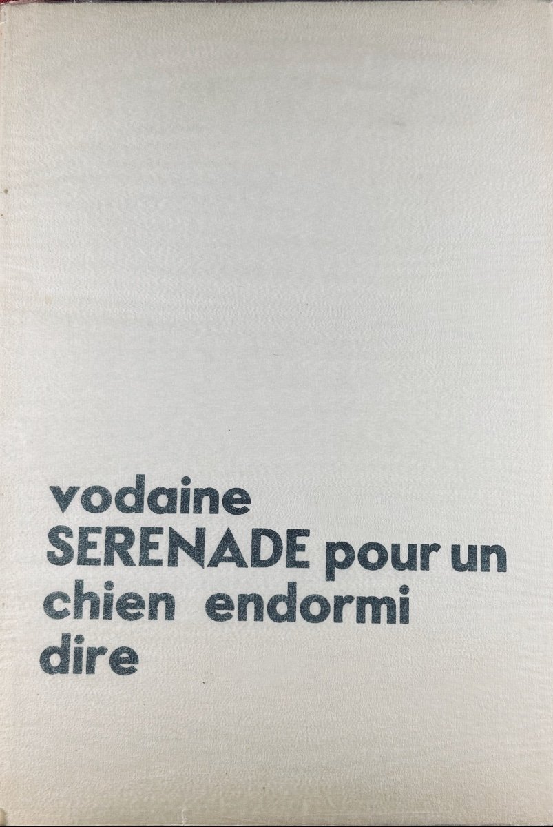 Vodaine (jean) - Serenade For A Sleeping Dog. Metz, Dire, 1979, Paperback, Illustrated By André.-photo-4